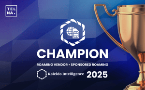 Telna Champion in Sponsored Roaming 
